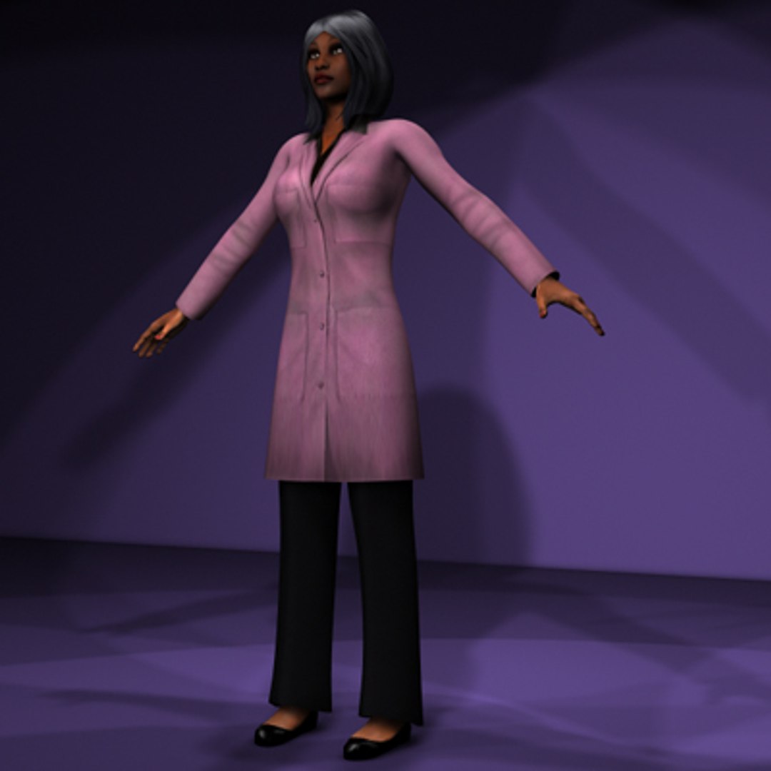 set character 3d model