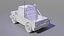 3D Low Poly jeep Truck model