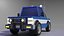 3D Low Poly jeep Truck model