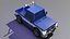 3D Low Poly jeep Truck model