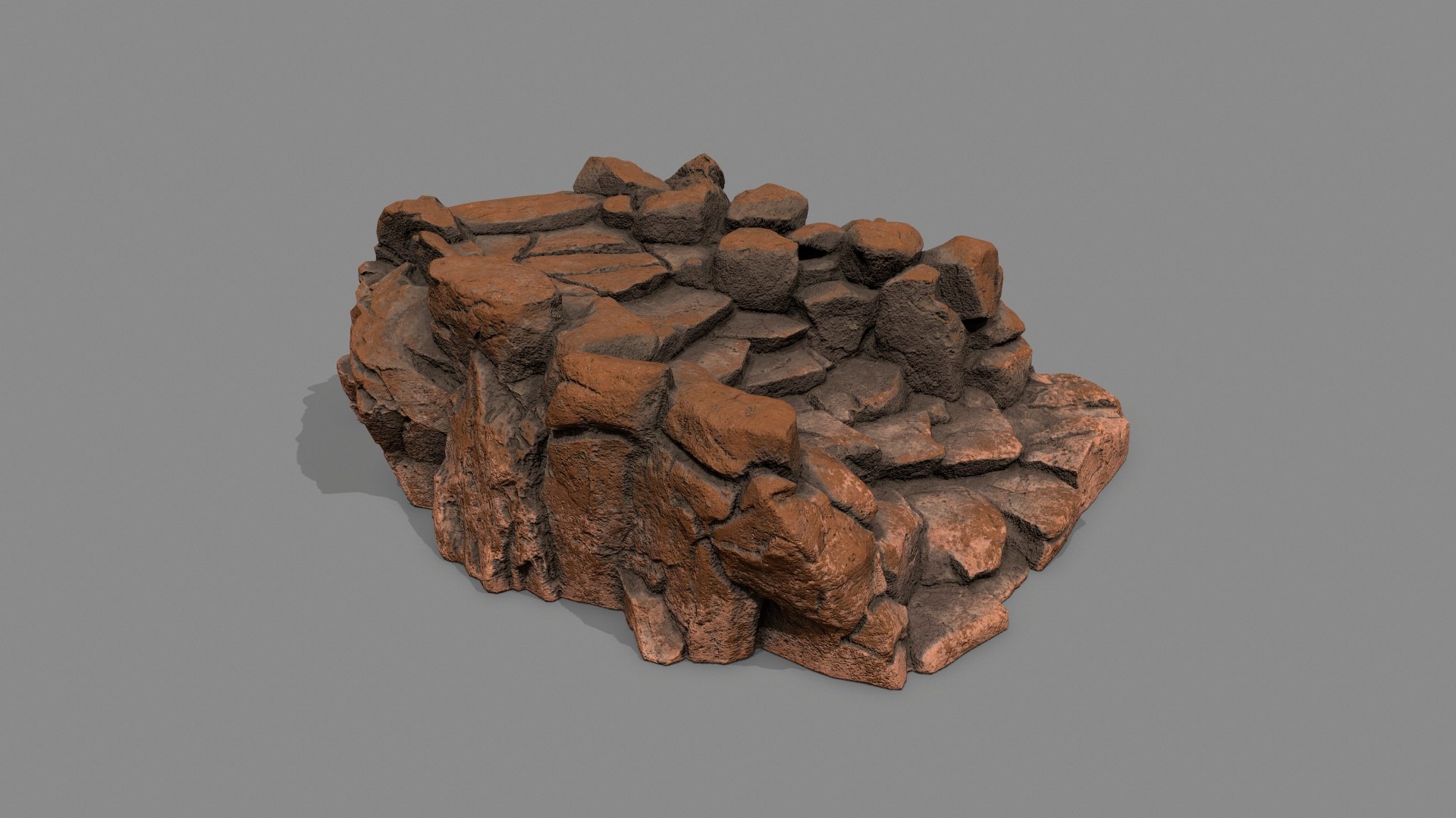 Old Rock Stairs 3D Model - TurboSquid 2284326