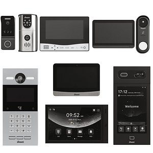 Intercom And Security Set 7 Dnake Set 3D