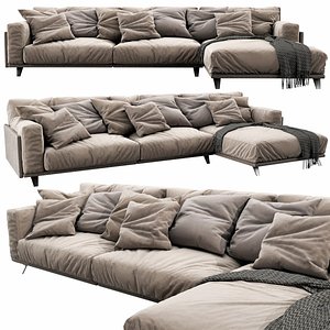 3D arflex frame chaise lounge