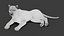 Tiger 2 (Fourrure) Rigged