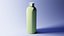 Grüne metallische Wasserflasche