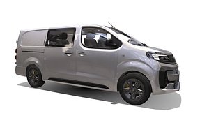 3D Vauxhall Vivaro City Van model