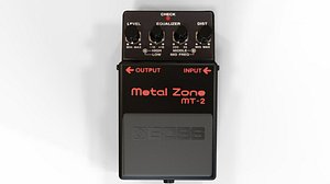 3d model metalzone mt-2 guitar