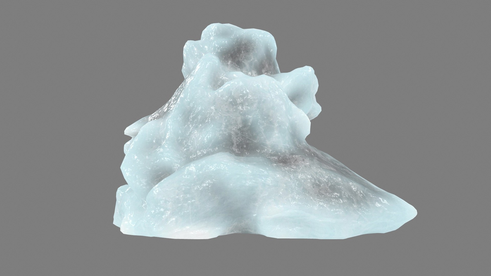 3D ice temple model - TurboSquid 1187247