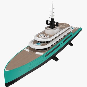 Perla Yacht 3D model
