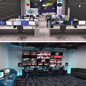 Control Room Collection 2 3D model