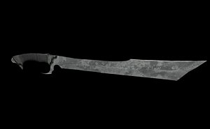 machete 3d model