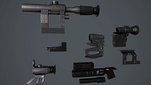 scope svd grenade 3D model