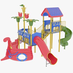 Ship Themed Playground Model - 01