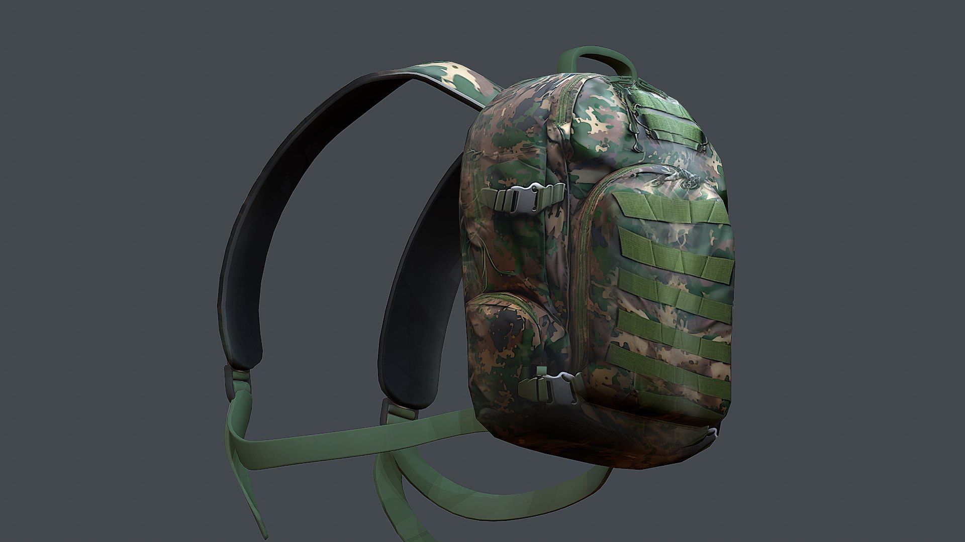 Backpack Camping Bag Baggage Model - TurboSquid 2042965