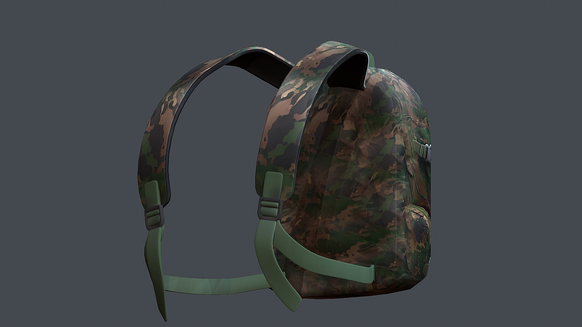 Backpack Camping Bag Baggage Model - TurboSquid 2042965