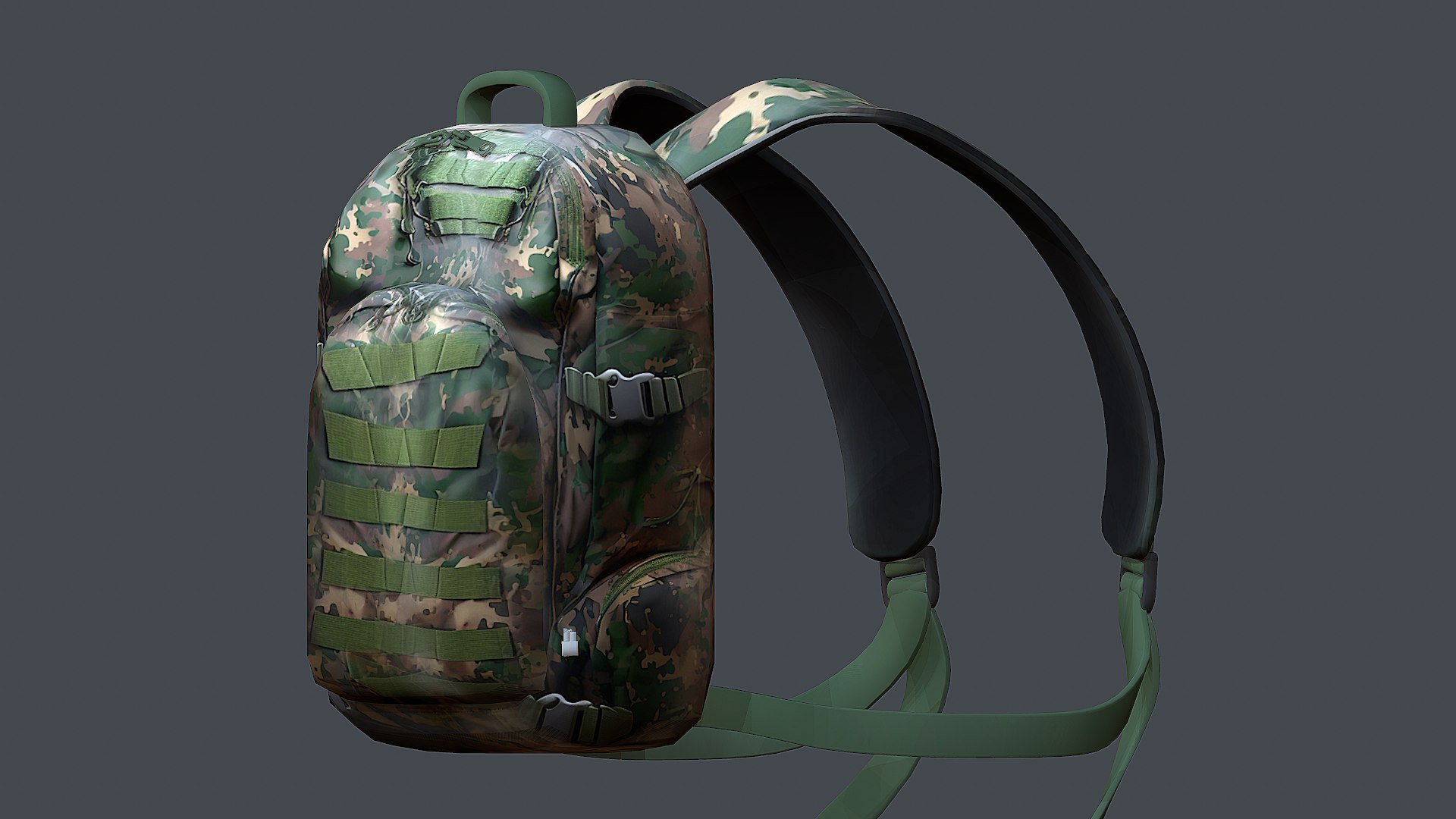 Backpack Camping Bag Baggage Model - TurboSquid 2042965
