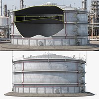 Oil Storage Tank Cutaway