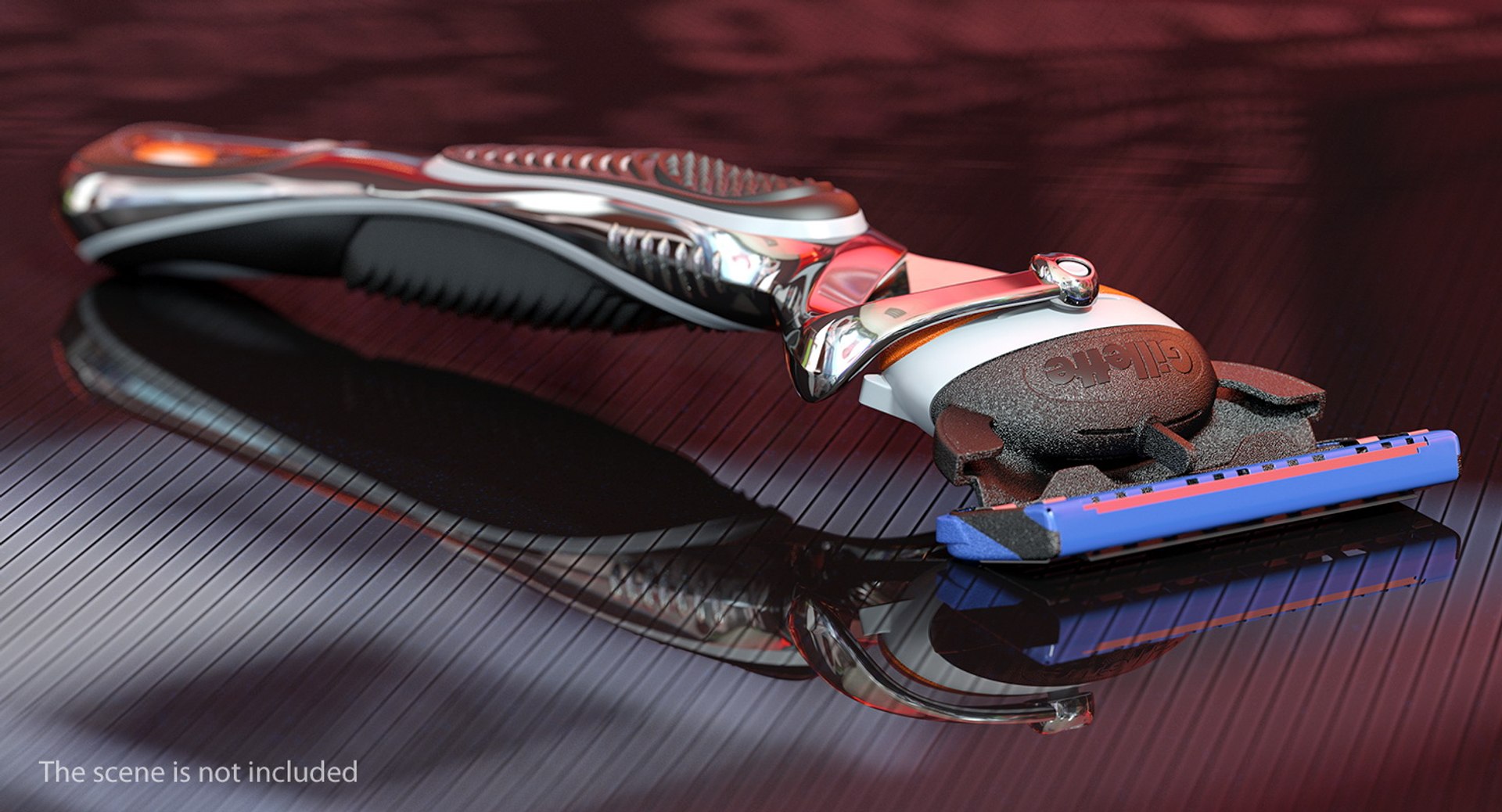 Razor Shaving Gel Gillette Model - TurboSquid 1388370