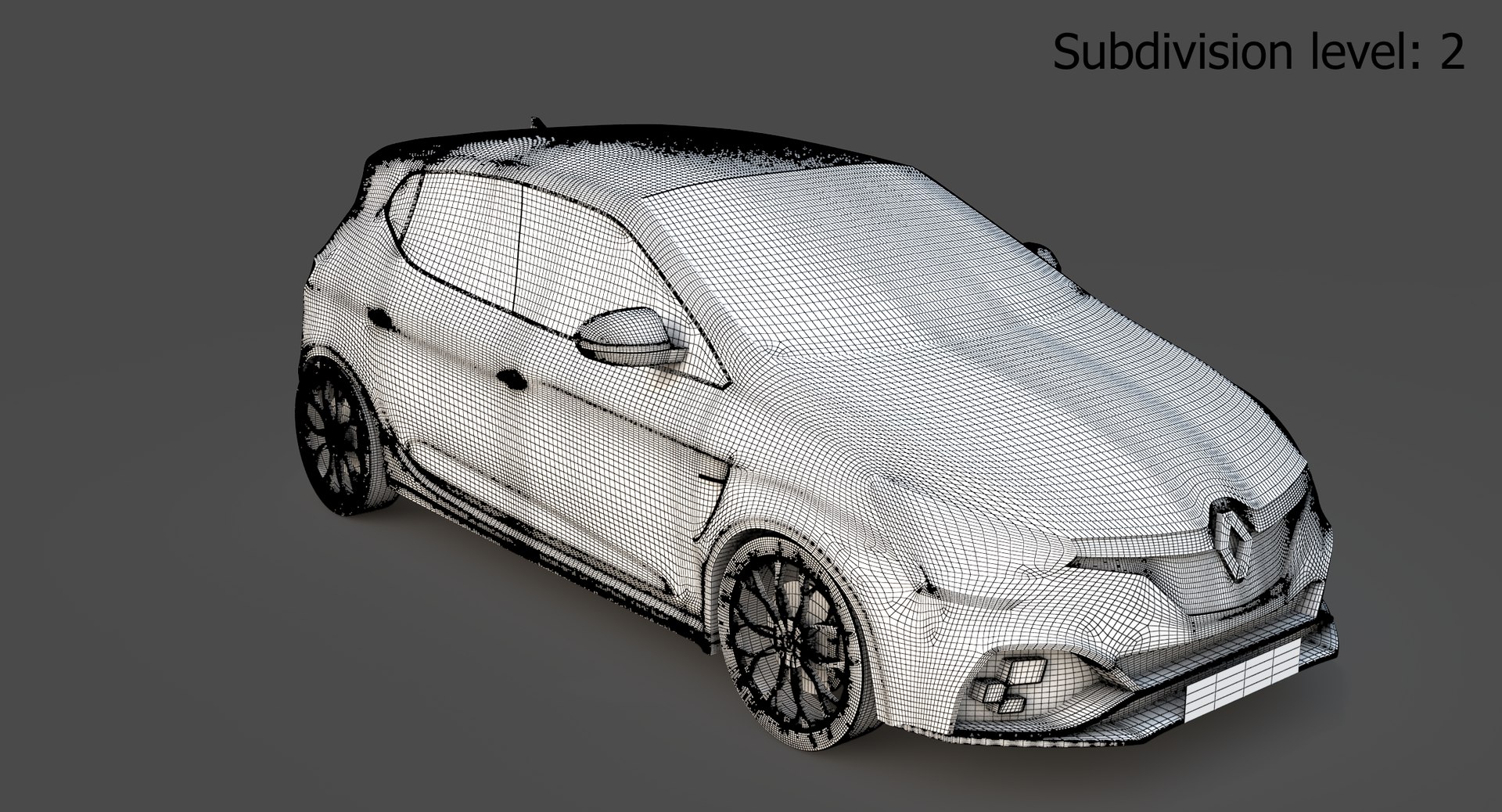 Renault Megane R S 3D Model - TurboSquid 1267486