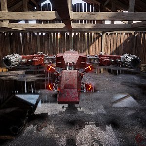 space ship spaceship 3D model