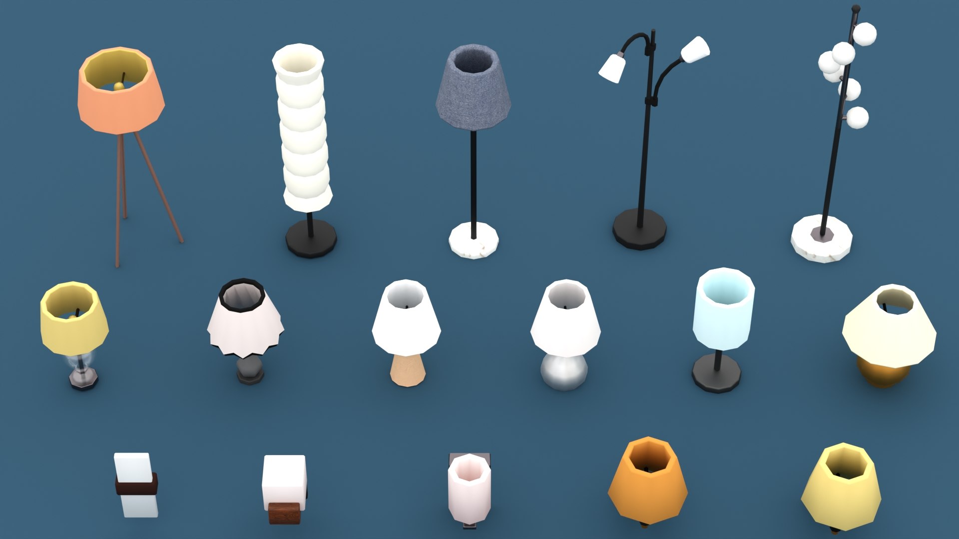 Lamp 3D Model Pack STL Files For 3D Printing 3D Model - TurboSquid 2553419