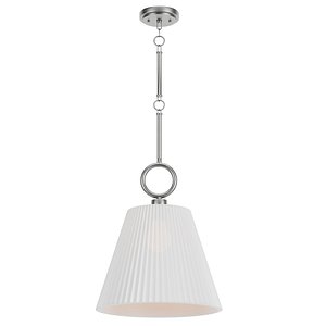 Brushed Nickel Edward Shade Pendant