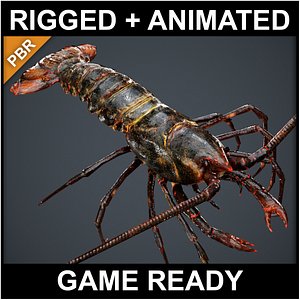 Lobster - PBR Game Ready model