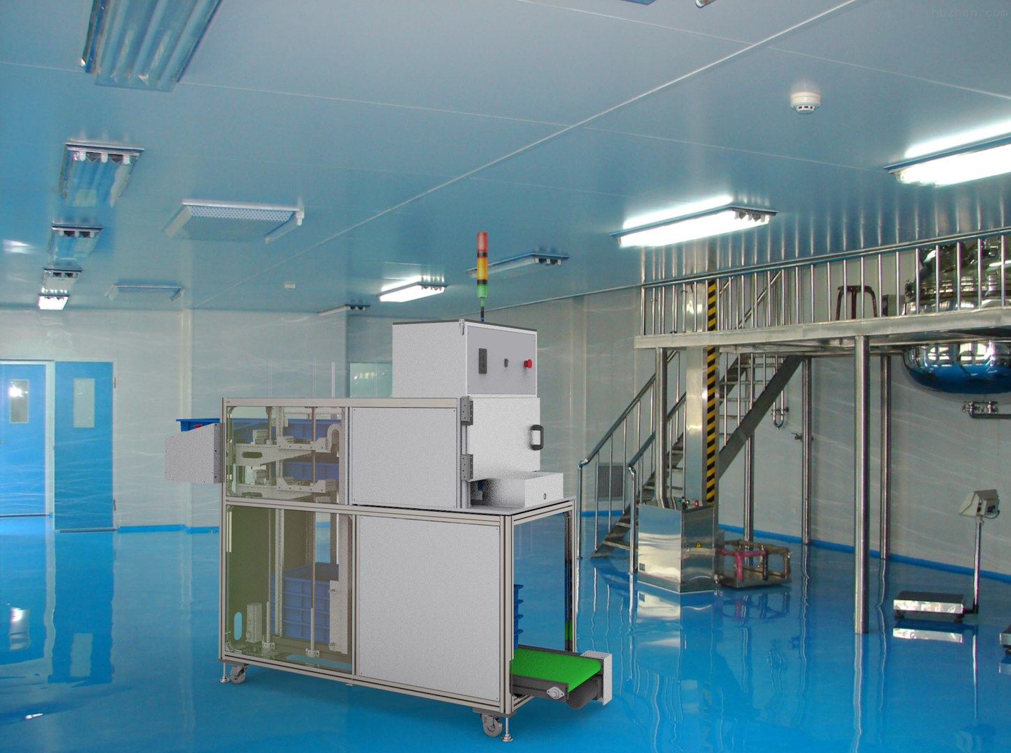 Stacking Box Feeding Machine 3D - TurboSquid 1525728