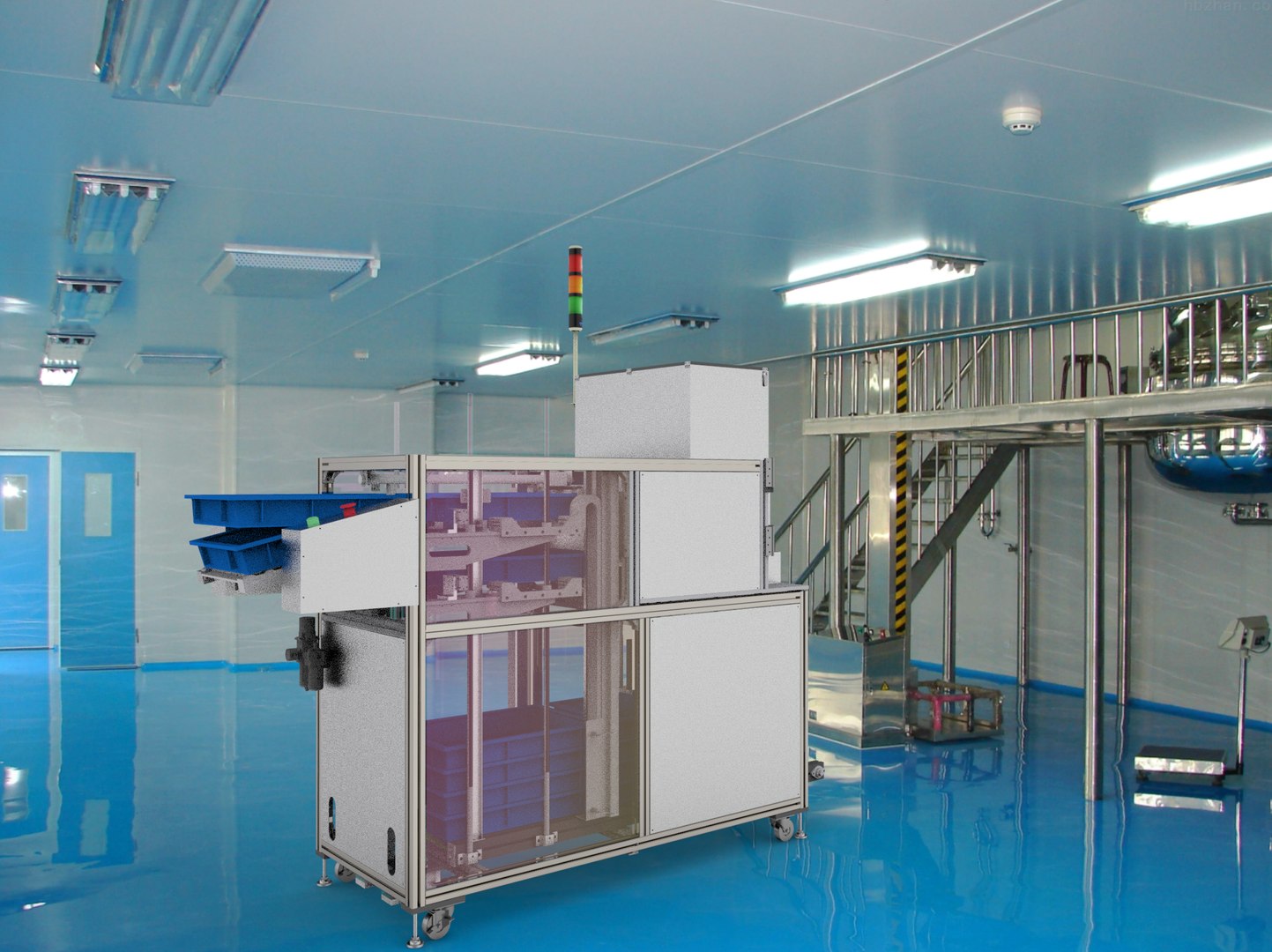 Stacking Box Feeding Machine 3D - TurboSquid 1525728