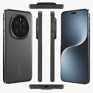 3D Honor Magic7 Pro Black model