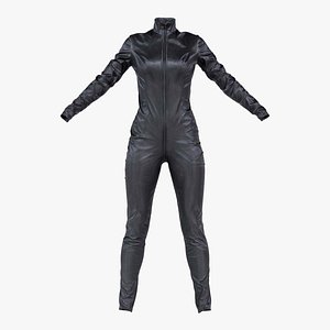 Shiny Detailed Catsuit Remastered 3D model