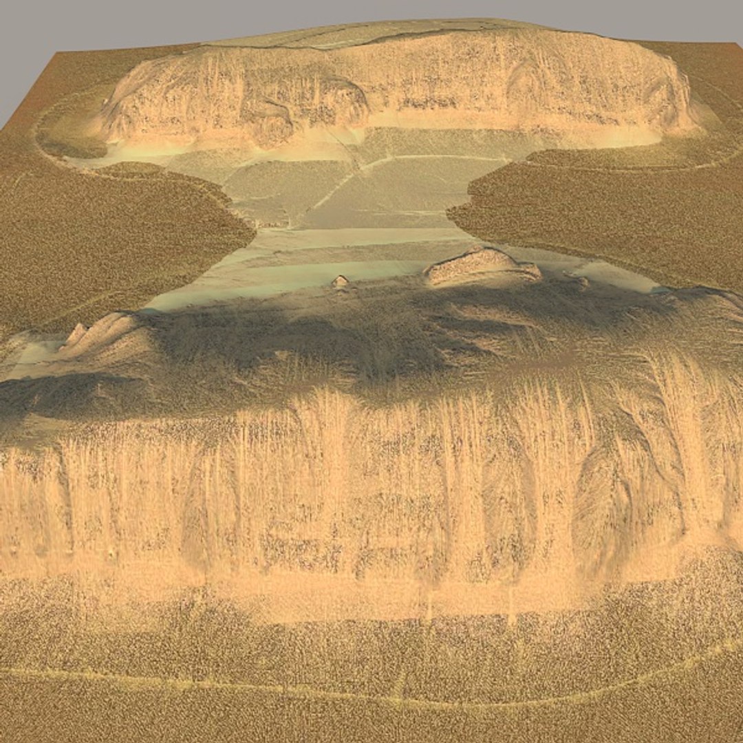 Desert Landscape 3d Model