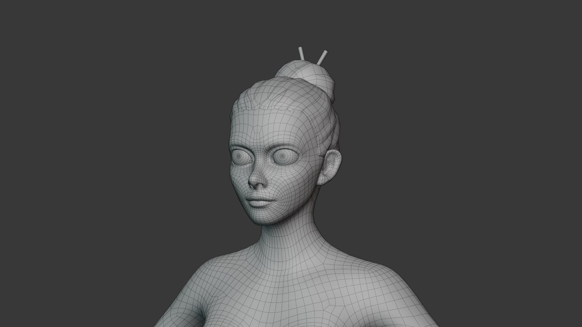 3D Stylized Female Body Base Mesh 3D Model Rigged With IK And FK Switch ...