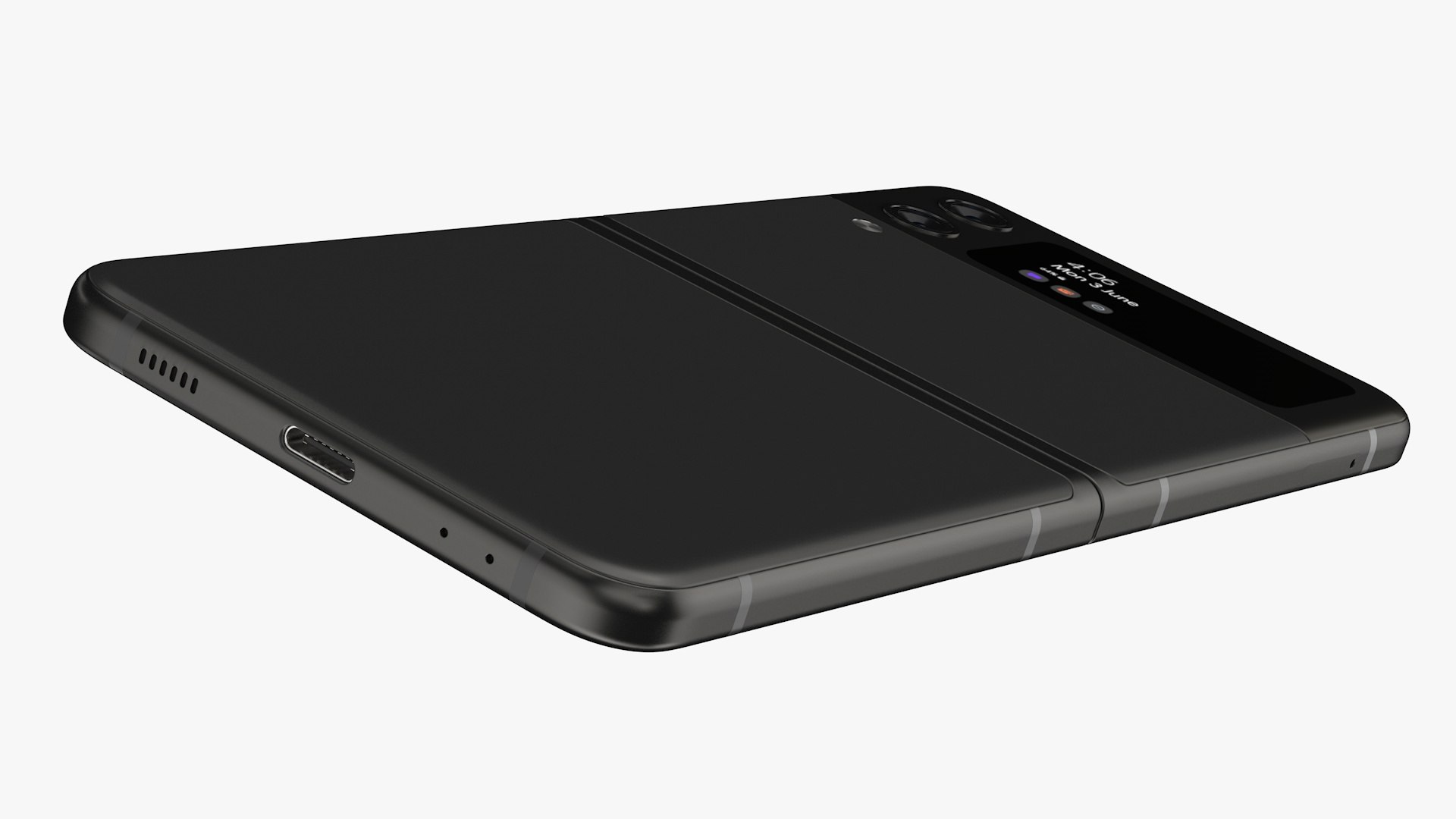 Samsung Galaxy Z Flip 3 Phantom Black 3D model https://p.turbosquid.com/ts-thumb/wH/UWBND2/g4/black08/jpg/1628709051/1920x1080/fit_q87/b568cff8e471bb5734ee6c81fa6b6fe9b11b2aaa/black08.jpg
