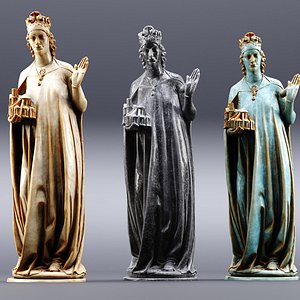 3D Greek Sculpture model