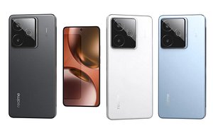 Realme GT7 China All Colors Low Poly model