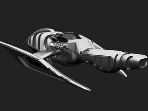 3dsmax future spaceship ship