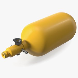 Compressed Air Paintball Tank