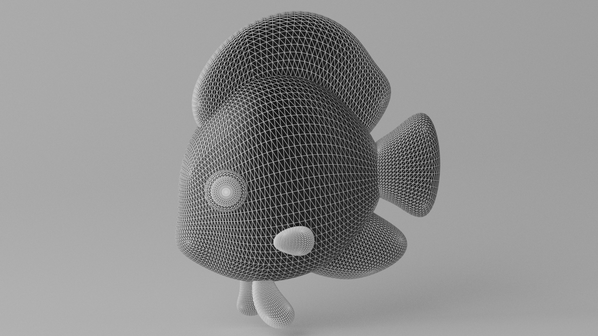 Cartoon Cute Fish Model - TurboSquid 2333074
