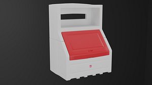 3D storage bin toy model
