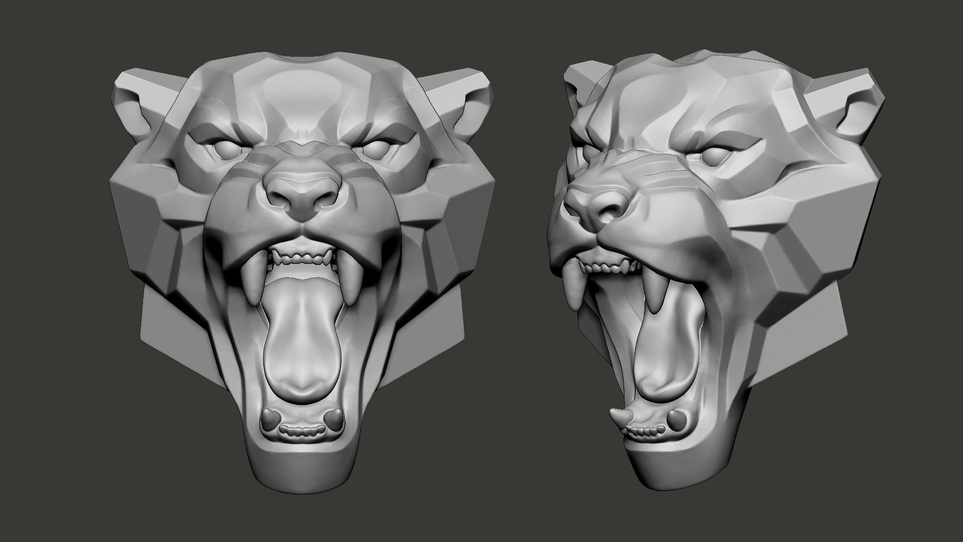 3D roaring leopard sculpture model https://p.turbosquid.com/ts-thumb/wH/n1yJdP/21x5HeAv/leopardangrystylizedsculpturez01/jpg/1586359025/1920x1080/fit_q87/966c435d6183148543a9f136f1d47b1732efb3d6/leopardangrystylizedsculpturez01.jpg