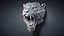 Roaring Leopard Sculpture Stylized