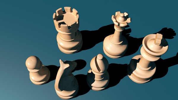 国际象棋cinema 4d模型