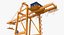 Grue à portique pour manutention de conteneurs Orange Rigged