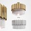 Chandelier kristallen kroonluchter silver gold