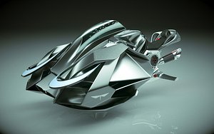 T Hover Bike 10 3D model