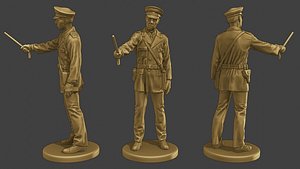 CzechoSlovak Communist Police CCP1 4 3D model
