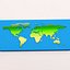 Cartoon world map