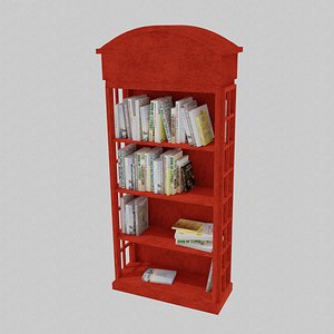 Red Bookcase