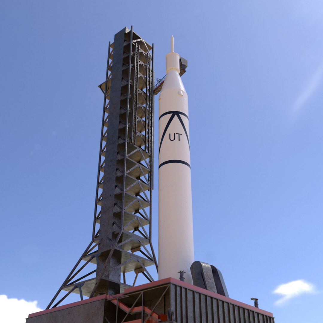 3D Explorer Jupiter C Rocket High Poly Low Poly Bundle With Launchpad -  TurboSquid 2324617